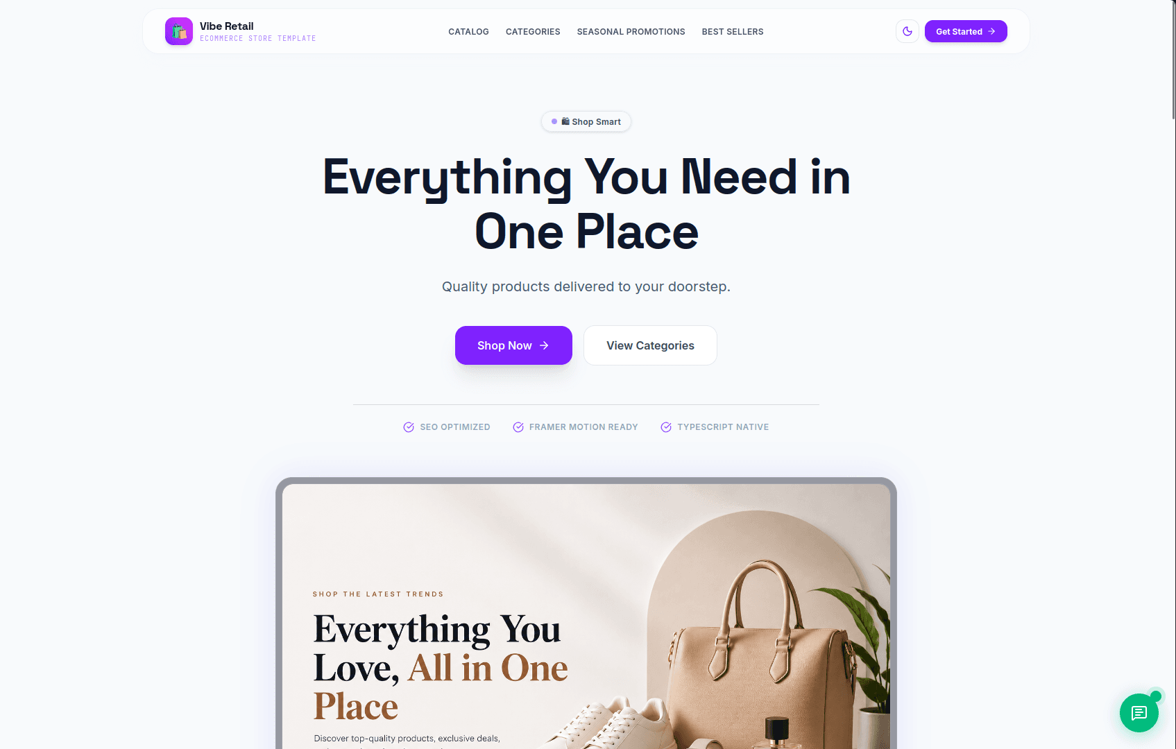 eCommerce Storefront  project preview