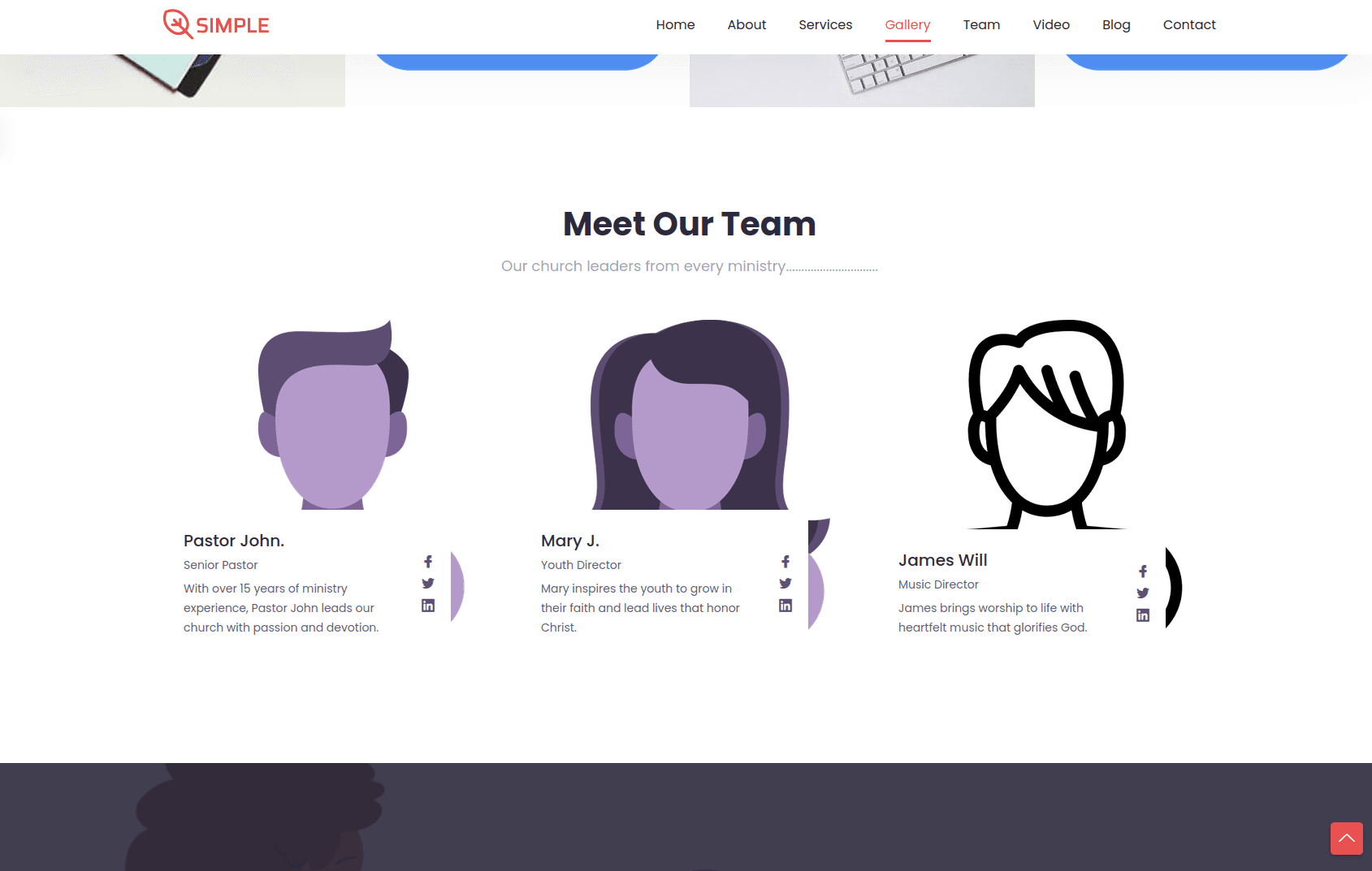 Church Website with Django screenshot 3