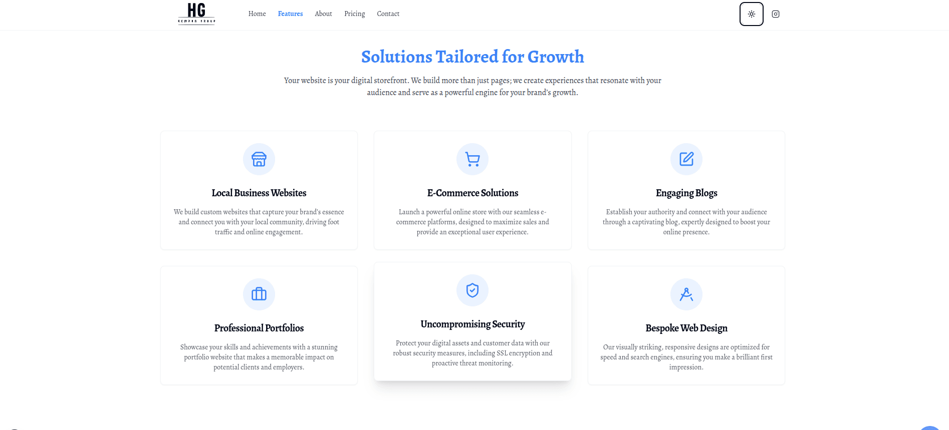 HEMPON GROUP - Modern Website screenshot 1