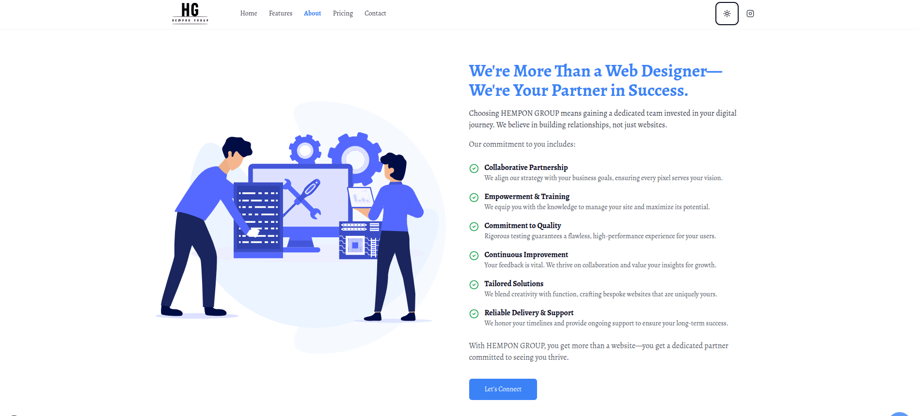 HEMPON GROUP - Modern Website screenshot 2