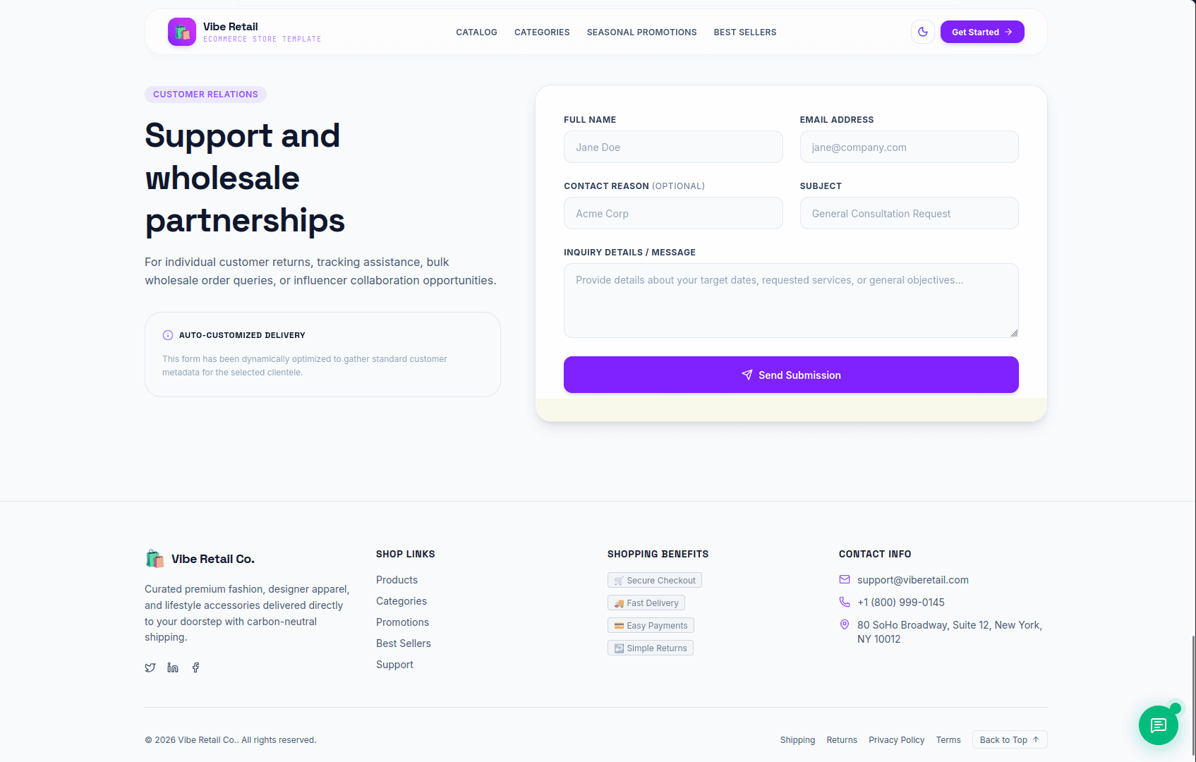 eCommerce Storefront screenshot 4