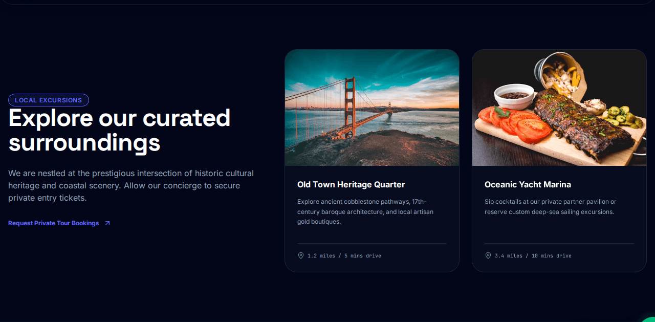 Hotel & Resort Website screenshot 4