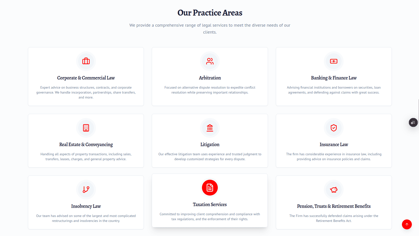 Law Firm Website screenshot 2