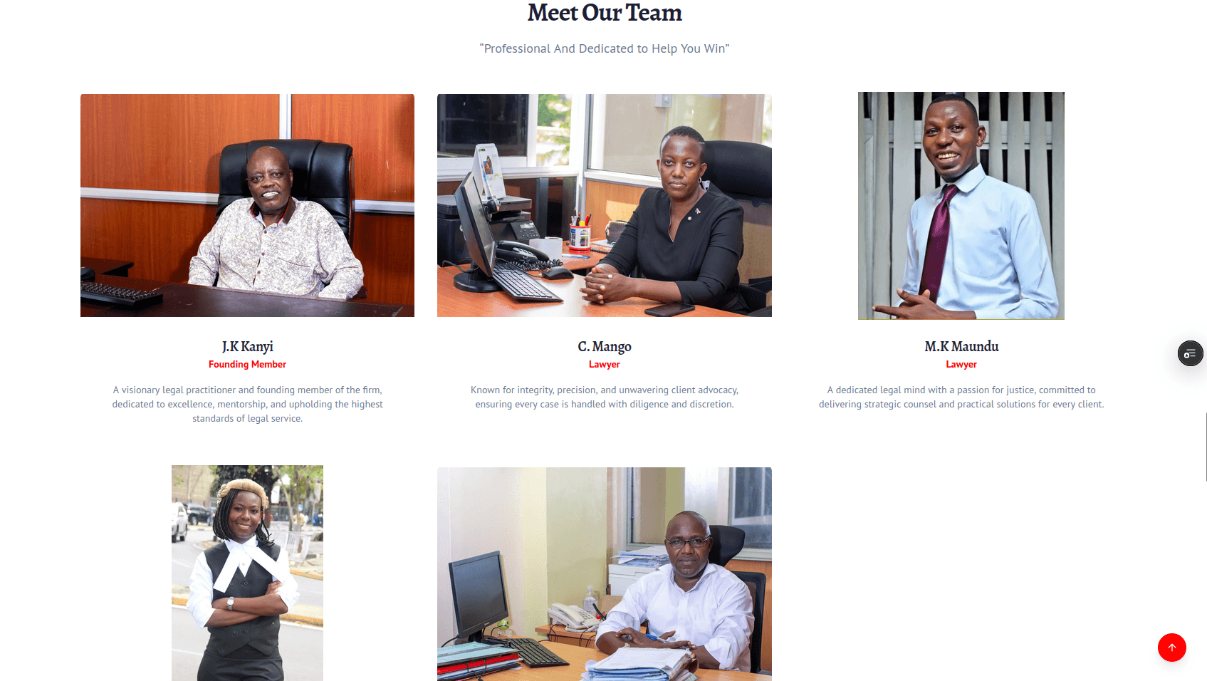Law Firm Website screenshot 3