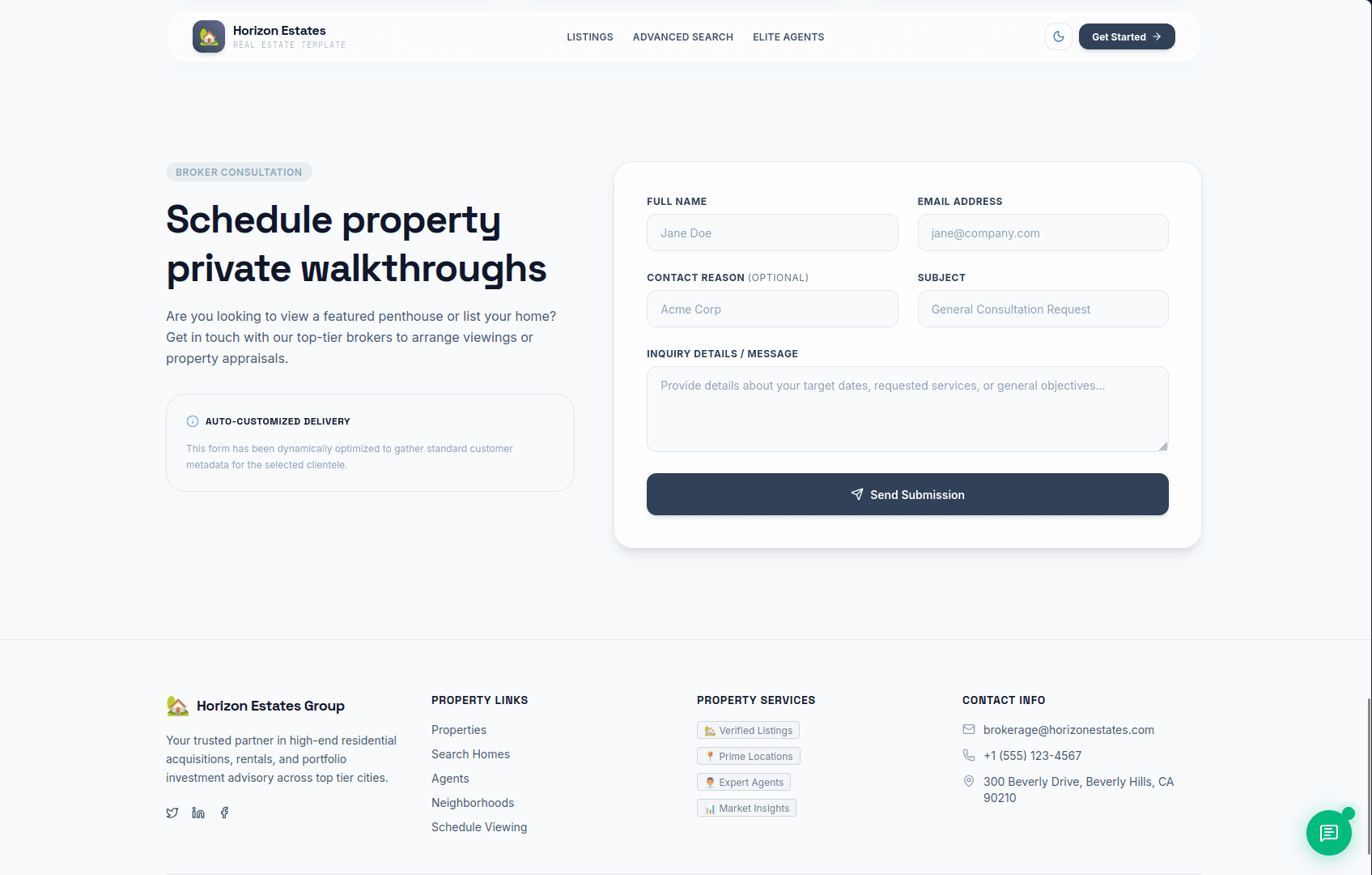 Real Estate Website screenshot 4